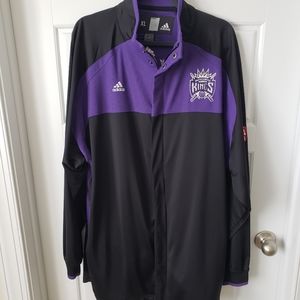 Sacramento Kings Adidas Authentic Warmup Jacket